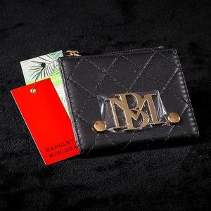 NWT Badgley Mischka | Black Quilted Wallet